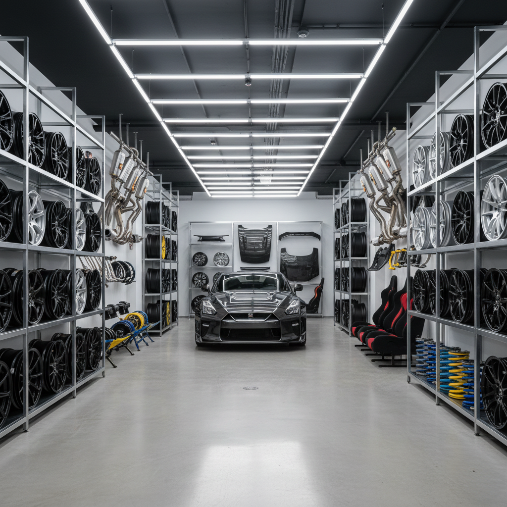 Showroom s tuning díly a doplňky